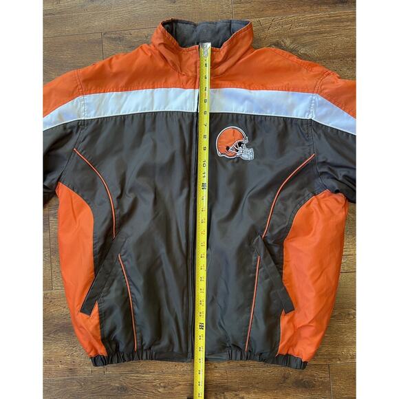Cleveland Browns NFL Winter Zip Up Jacket size Large - Picture 10 of 11